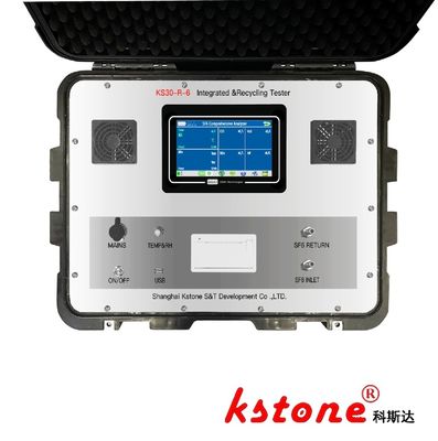 Intelligenter SF6-Komplextester mit Rückgewinnung, Reinheit, Mikro-Wasser, Zersetzungsprodukten [KS30-R-6]